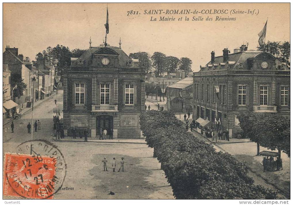 CPA (76) SAINT-ROMAIN-DE-COLBOSC-  La Mairie Et La Salle Des Réunions - ( Très Bon état ) - Saint Romain De Colbosc