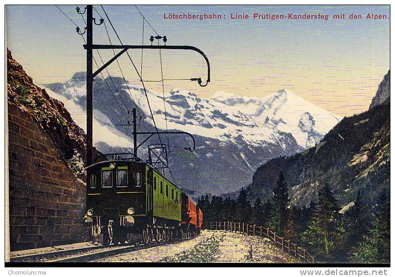 BERN LÖTSCHBERG SIMPLON TRAIN ZUG ALPENBAHN