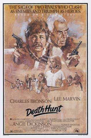 Art Print Reproduction On Original Painting Canvas, New Picture, Movie, Film, Placard, Poster, Death Hunt, Lee Marvin - Publicité Cinématographique