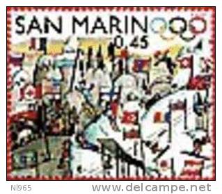 REPUBBLICA DI SAN MARINO - ANNO 2006 - BF GIOCHI OLIMPICI INVERNALI TORINO 2006  - NUOVI MNH ** - Unused Stamps