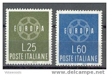 Italia - Serie Completa Nuova: Europa CEPT - 1959