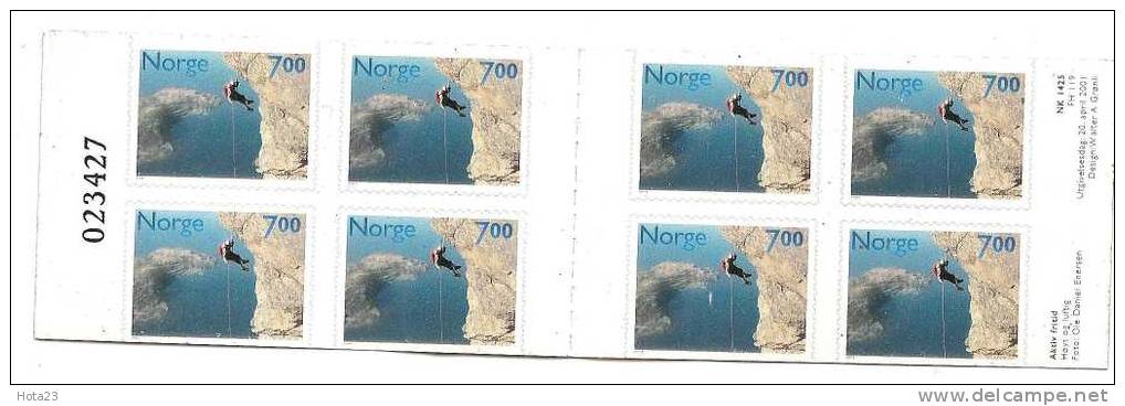 Norway Norge 2001 - Alpinism - Booklet MNH - Unused Stamps