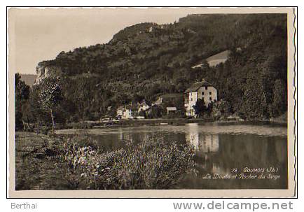 SUISSE JU - Goumois - Le Doubs Et Rocher Du Singe - Goumois