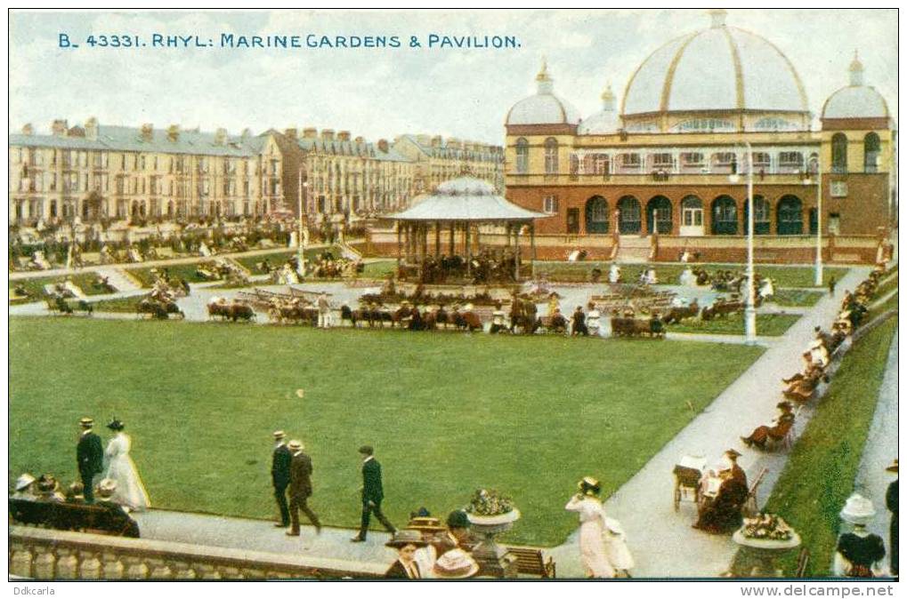 Rhyl - Marine Gardens & Pavilion - Denbighshire