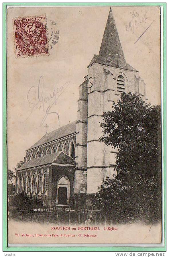 80 - NOUVION En PONTHIEU --  L'Eglise - Nouvion