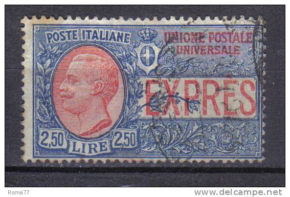 3RG1106 - REGNO 1925, Espressi : 2,50 Lire N. 14  Usato - Poste Exprèsse