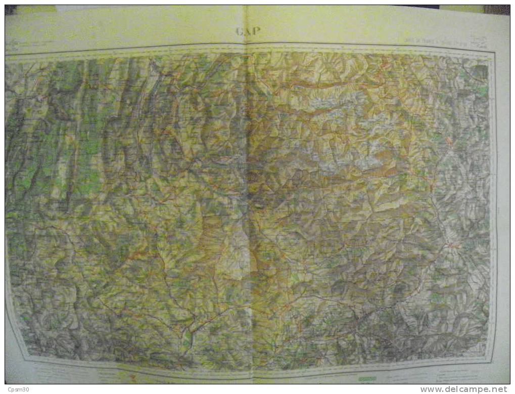 CARTE GEOGRAPHIQUE 04 BASSES ALPES - GAP Type 1922 Couleurs - Topographical Maps