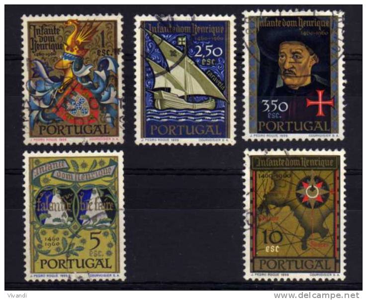 Portugal - 1960 - 5th Centenary Of Death Of Prince Henry The Navigator (Part Set) - Used - Used Stamps