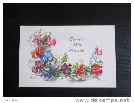 Carte Postale : Bonne Fête Maman - Mother's Day