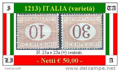 Italia 01213 (varietà) - Taxe