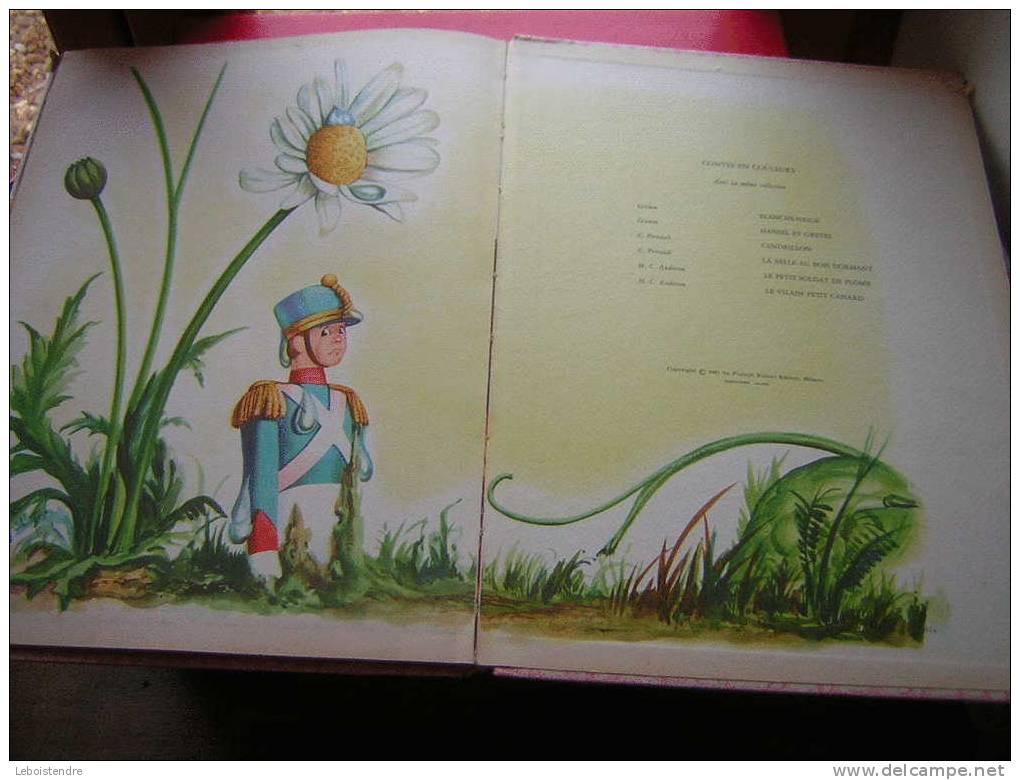 LE PETIT SOLDAT DE PLOMB-ILLUSTRATIONS-ILLUSTRATIONS DE NARDINI -EDITIONS FABBRI-1961-  6 PHOTOS - Contes