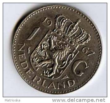 OLANDA  - 1 Gulden  1967 - 1948-1980: Juliana