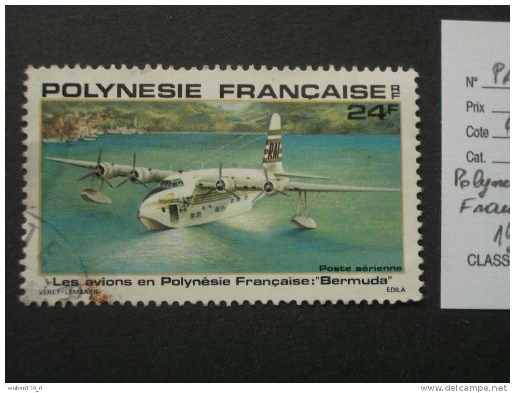 POLYNESIE FRANCAISE ( O )  Aerien De 1979    " Avion De Polynésie : Bermuda   "   1  Val . - Gebruikt