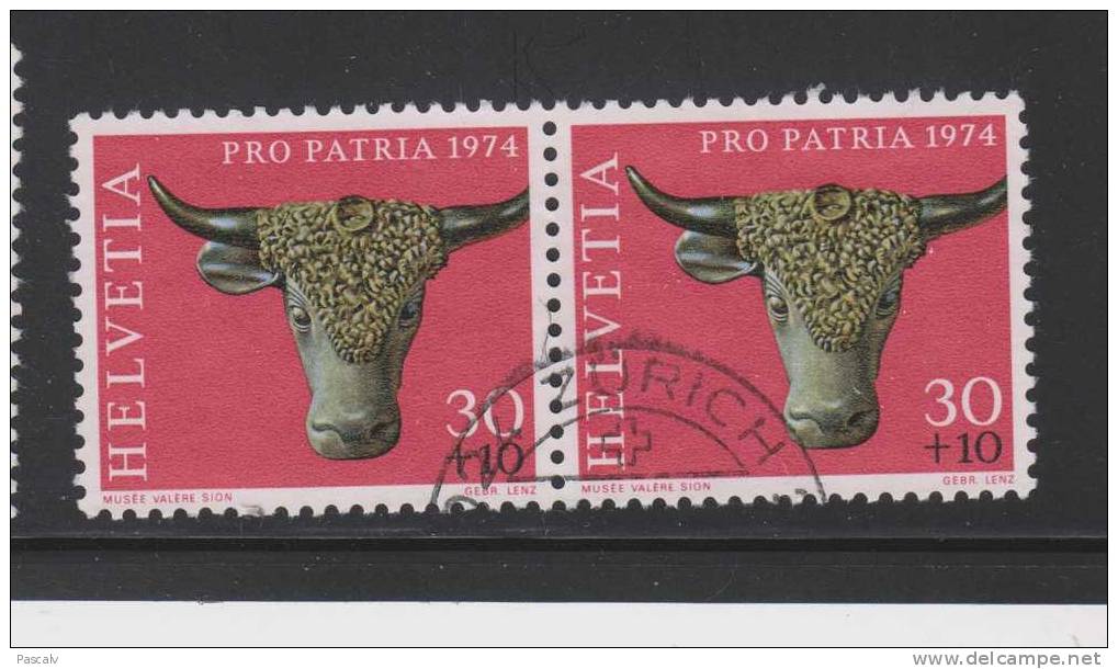 Yvert 962 En Paire - Used Stamps