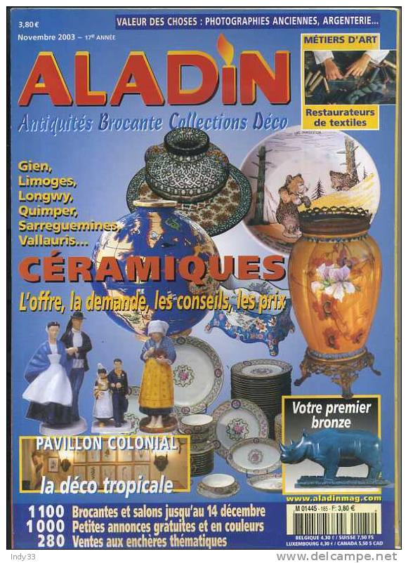 - ALADIN N°185 2003 - Collectors