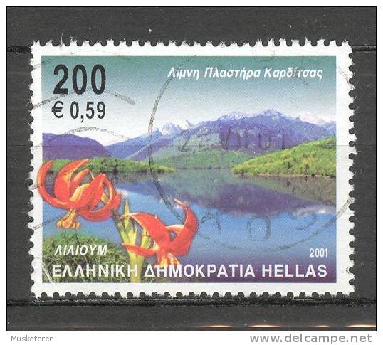 Greece 2001 Mi. 2076    200 Dr / 0.59 € Fauna Und Flora Feuerlilie - Usati