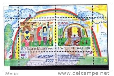 U-50  EUROPA 2006 CEPT JUGOSLAVIA INTEGRAZIONE BAMBINI CHILDREN NEVER HINGED - 2006