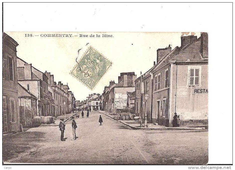 COMMENTRY. - Rue De La Mine. - Commentry