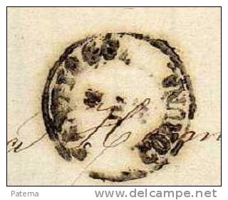 3537  Envuelta SANTIAGO Coruña 1868, Parrilla AS De Santiago - Briefe U. Dokumente