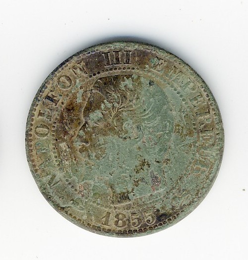 5  Centimes  Napoléon III  -  1855 D  - Chien - 5 Centimes