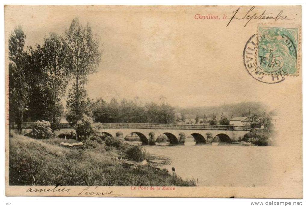 Chevillon - Le Pont De La Marne - Chevillon