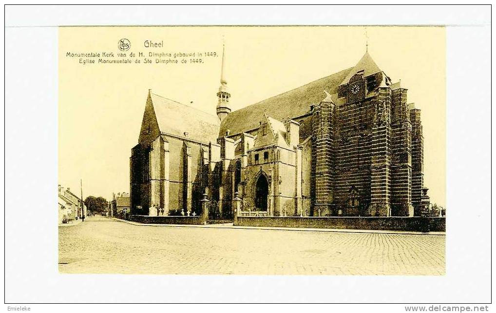 Geel Gheel Monumentale Kerk Van De H. Dimphna Gebouwd In 1449 - Geel