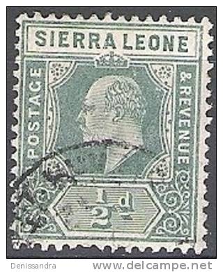Sierra Leone 1907 Michel 68 O Cote (2001) 0.70 Euro Roi Edward VII Cachet Rond - Sierra Leone (...-1960)