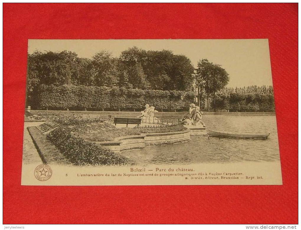 Beloeil - Le Parc Du  Château, Embarcadère    -   ( 2 Scans ) - Beloeil