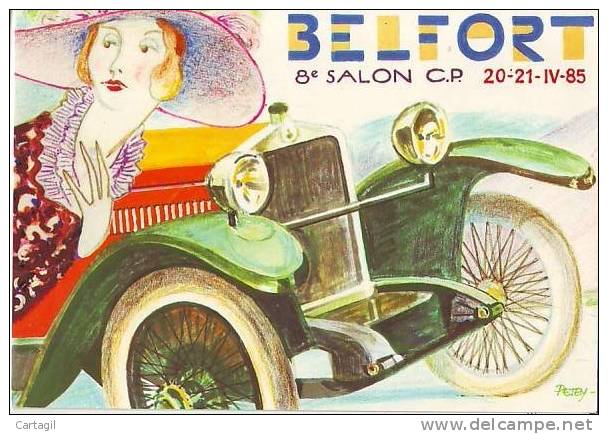 CPM  1985 Salon D E Belfort Dessin De Jean Marie Petey - Collector Fairs & Bourses