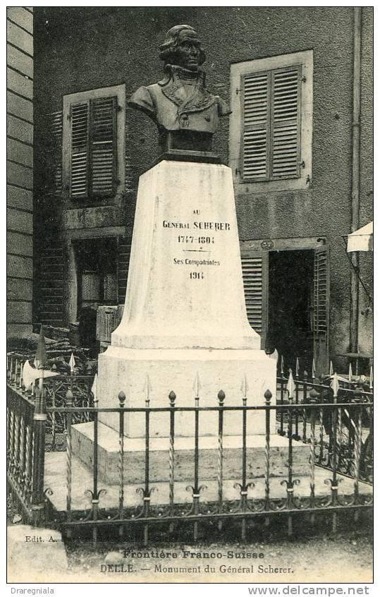 Delle - Monument Du Général Scherrer - Delle