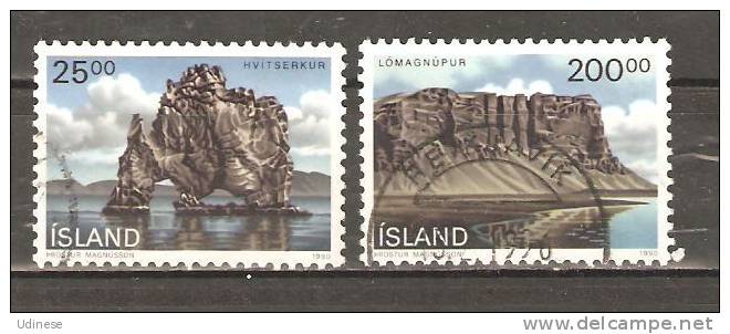 ICELAND 1990 - VIEWS - CPL. SET - USED OBLITERE GESTEMPELT USADO - Usados