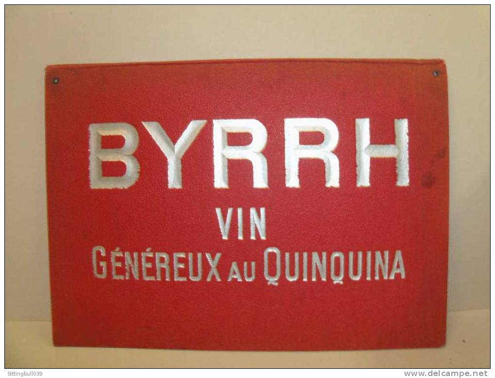 PUB BYRRH. Porte-Menus. Maison L. VIOLET à THUIR (Pyrénées Orientales). Années 30 - Alkohol