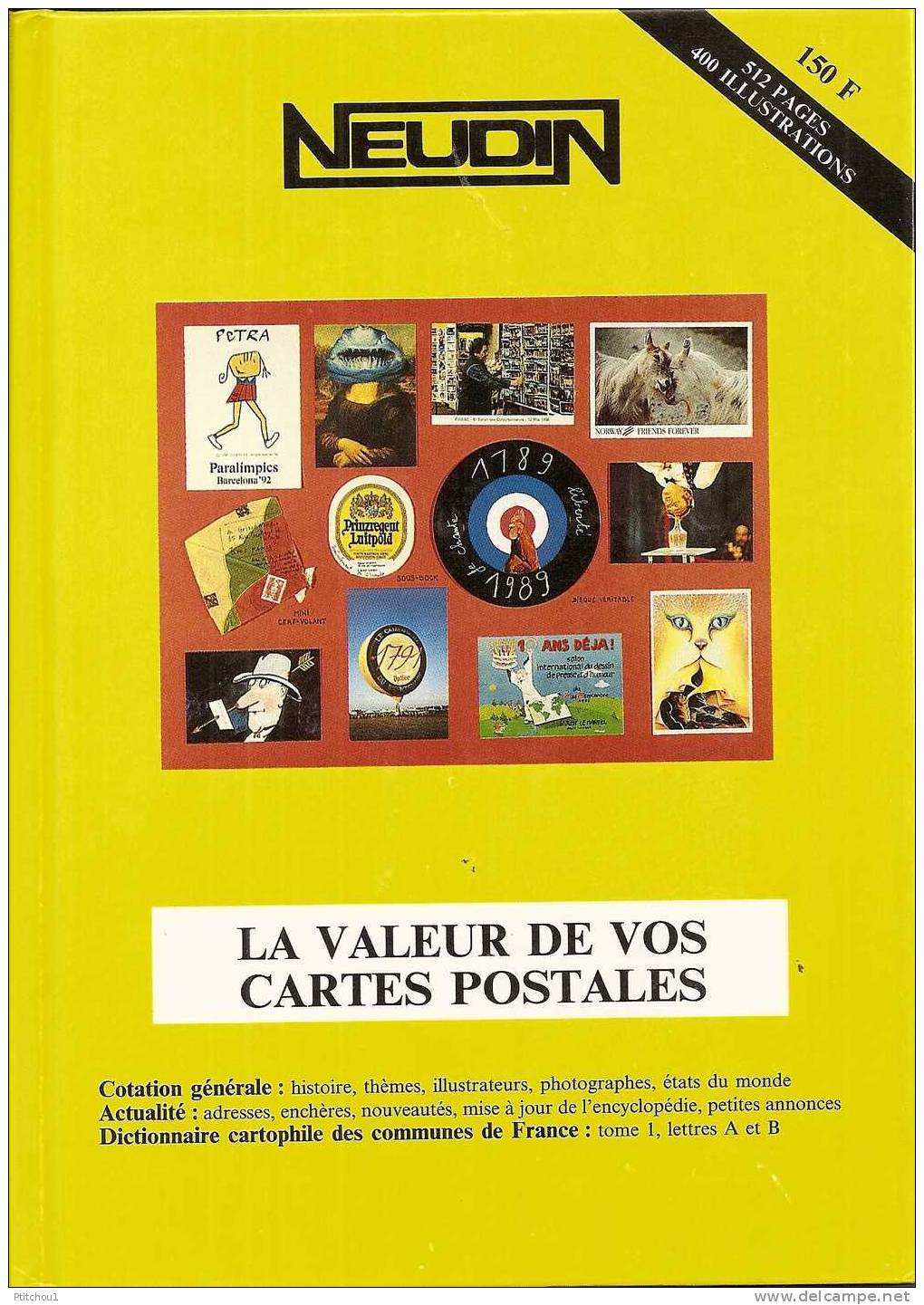 NEUDIN 1993 Argus Cartes Postales - Livres & Catalogues