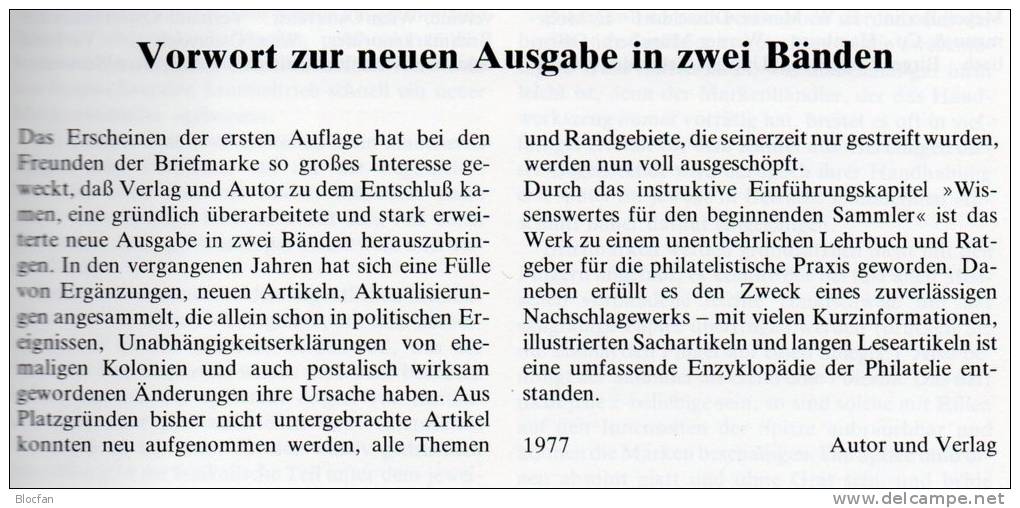 Lexikon Der Philatelie 1978 Band I Antiquarisch 45€ Häger Nachschlagewerk A-M Zu Seltene Marken Der Welt Book Of Germany - Bibliografieën