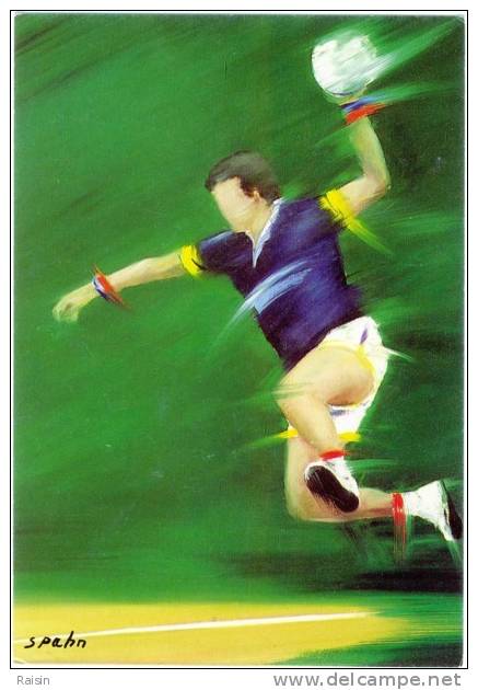 Championnat Du Monde De Handball  France 1989 Peinture De  Victor Spahn Pour L´affiche TBE - Handball