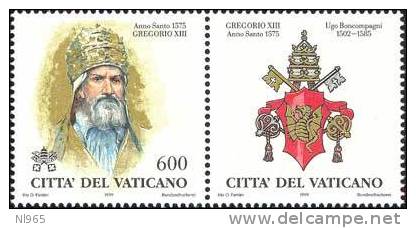 STATO CITTA' DEL VATICANO - VATIKAN STATE - GIOVANNI PAOLO II - ANNO 1999 - I PAPI   - NUOVI MNH ** - Neufs