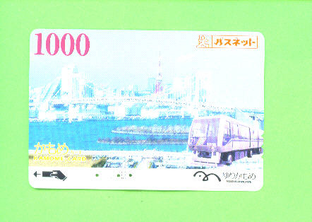 JAPAN - Orange Picture Rail Ticket/Train As Scan - Mundo