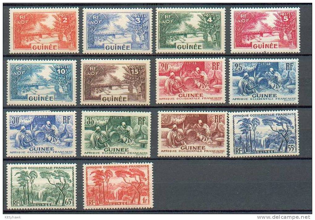 GUI 182- YT 125 à 146 * Sauf 138 Et 140 Absents (missing) - Unused Stamps