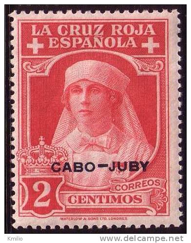 Cabo Juby 1926 Cruz Roja Ed 27* Nuevo - Cape Juby
