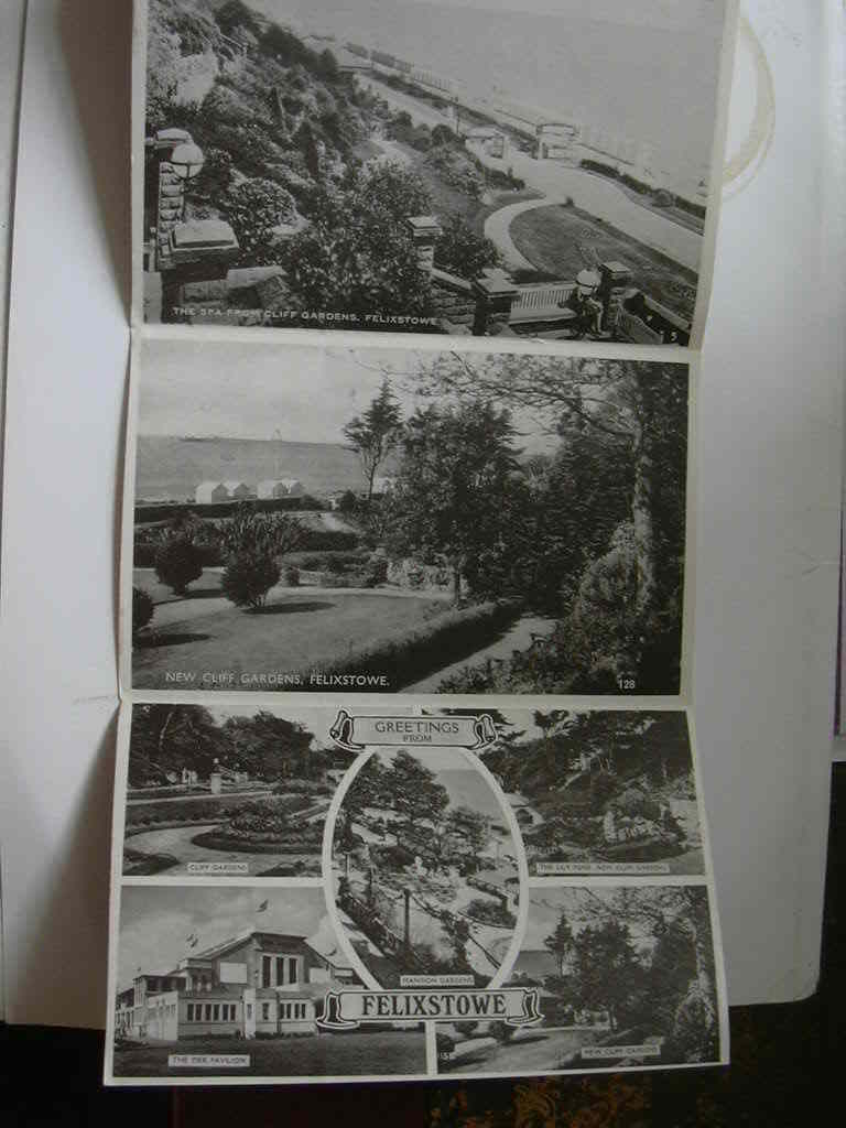 FELIXSTOWE SOUVENIR LETTER CARD 9 VIEWS - Other & Unclassified