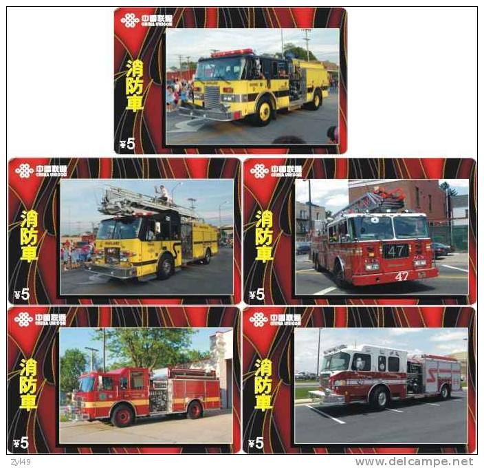 A04345 China phone cards Fire Engine 60pcs