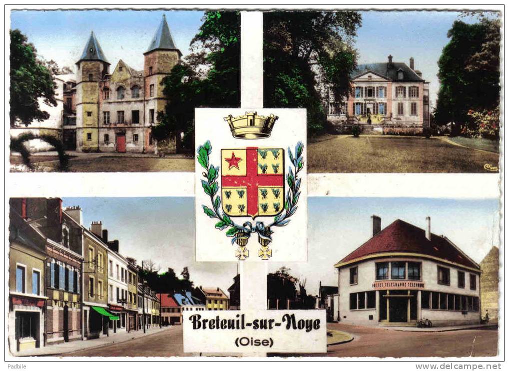 Carte Postale 60. Breteuil-sur-Noye Très Beau Plan - Breteuil