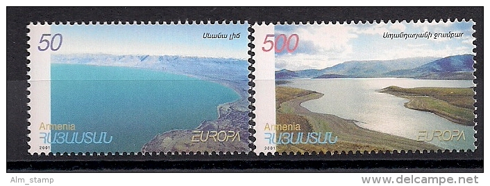 2001 Armenia  Yv.  389-0  Mi. 431-2* MNH - 2001