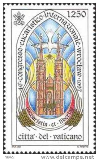CITTA´ DEL VATICANO - VATIKAN STATE - GIOVANNI PAOLO II - ANNO 1997 - CONGRESSO EUCARISTICO  - NUOVI ** MNH - Unused Stamps