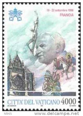 CITTA´ DEL VATICANO - VATIKAN STATE - GIOVANNI PAOLO II - ANNO 1997 - VIAGGI DEL PAPA - NUOVI ** MNH - Ungebraucht