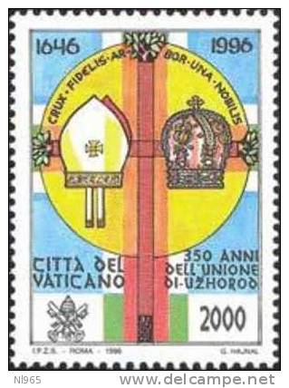 CITTA' DEL VATICANO - VATIKAN STATE - GIOVANNI PAOLO II - ANNO 1996 - ANNIVERSARI  - NUOVI ** MNH - Unused Stamps