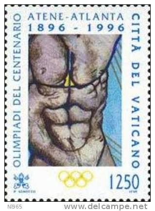 CITTA' DEL VATICANO - VATIKAN STATE - GIOVANNI PAOLO II - ANNO 1996 - STRISCIA OLIMPIADI - NUOVI ** MNH - Unused Stamps