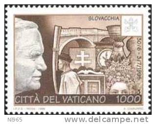 CITTA´ DEL VATICANO - VATIKAN STATE - GIOVANNI PAOLO II - ANNO 1996 - VIAGGI DEL PAPA  - NUOVI ** MNH - Ungebraucht