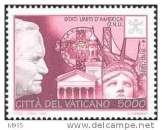 CITTA´ DEL VATICANO - VATIKAN STATE - GIOVANNI PAOLO II - ANNO 1996 - VIAGGI DEL PAPA  - NUOVI ** MNH - Unused Stamps