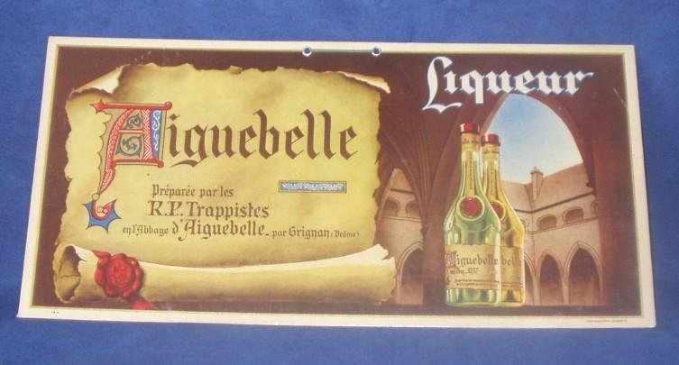 Publicité Cartonnée "LIQUEUR AIGUEBELLE" - Paperboard Signs